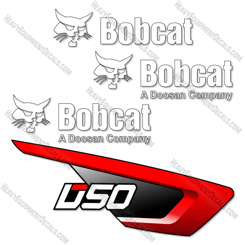 Fits Bobcat D50 Decal Kit Forklift decal kit