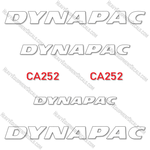 Fits Dynapac CA252 Decal Kit Drum Roller  decal kit