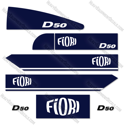 Fits Fiori D50 Decal Kit Dumper   decal kit