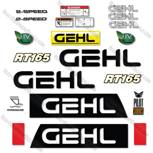Fits GEHL RST165 Decal Kit Compact Loader decal kit, gehl,  