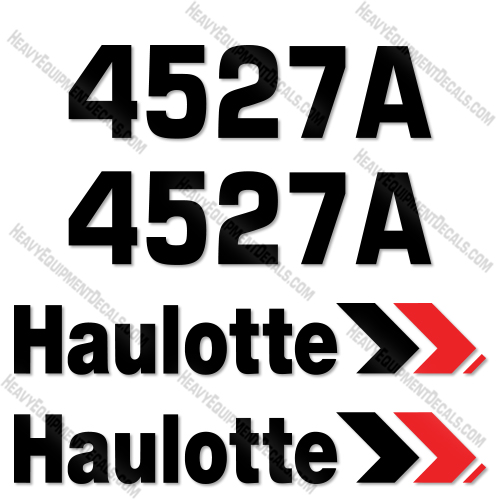 Fits Haulotte 4527A Decal Kit Boom Lift 