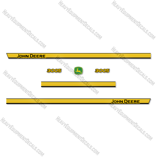 Fits John Deere 3005 Decal Kit Tractor  decal kit, deere, john deere