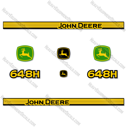 Fits John Deere 648H Decal Kit Skidder  decal kit, john deere