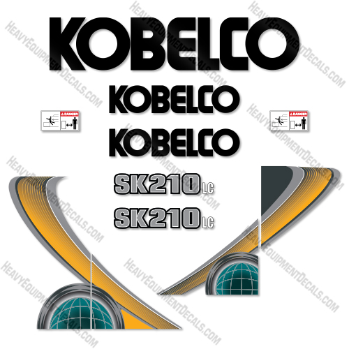 Fits Kobelco SK210LC-10 Decal Kit Excavator 