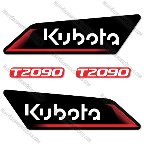 Fits Kubota T2090 Decal Kit Mower 