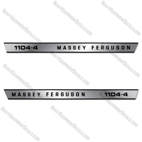 Massey Ferguson 1104-4 1970s Decal Kit Tractor- Aftermarket Kit   