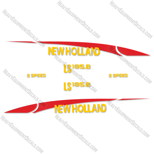 Fits New Holland LS185.B Decal Kit Skid Steer   new holland, decal kit