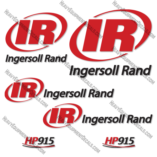 Ingersoll Rand HP915 Decal Kit Air Compressor - Aftermarket Kit   decal kit, ingersoll, ingersoll-rand, ingersollrand, rand