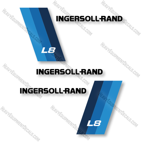 Ingersoll Rand L8 Early 1990s Style Decal Kit Light Tower - Aftermarket Kit   decal kit, ingersoll, ingersoll-rand, ingersollrand, rand