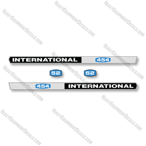 International 454 Decal Kit Tractor - Aftermarket Kit   decal kit