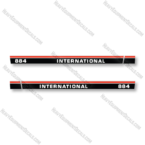  International 884 Decal Kit Tractor - Aftermarket Kit   decals, decal kit, international