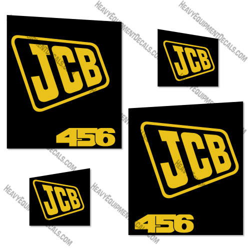 JCB 456 Decal Kit Wheel Loader - Aftermarket Kit 