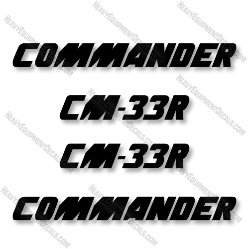 JLG CM-33R Decal Kit Scissor Lift Aftermarket Kit  