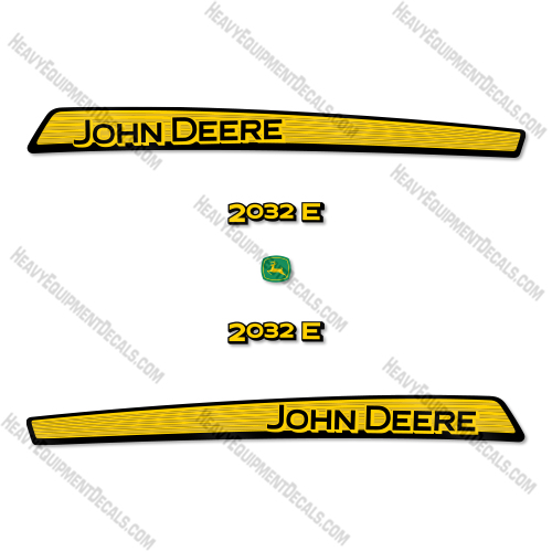 John Deere 2032E Decal Kit Tractor - Older -  Aftermarket Kit   decal kit, deere, john deere