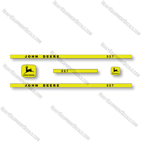 John Deere 327 Decal Kit Baler - Aftermarket Kit  decal kit, deere, john deere