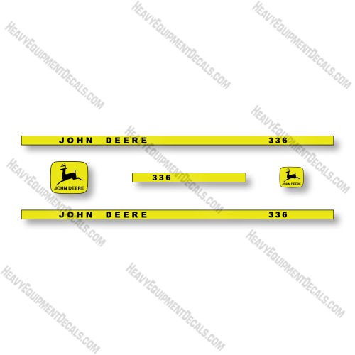John Deere 336 Decal Kit Baler - Aftermarket Kit  decal kit, deere, john deere