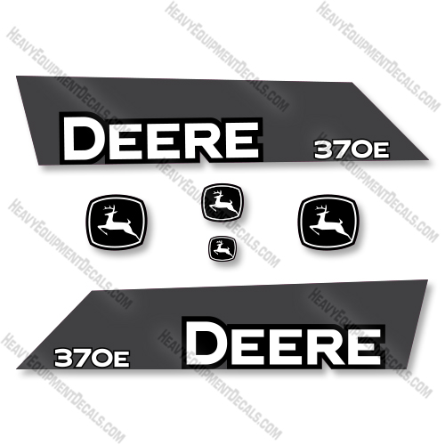 John Deere 370E Decal Kit Dump Truck- Aftermarket Kit  decal kit, deere, john deere