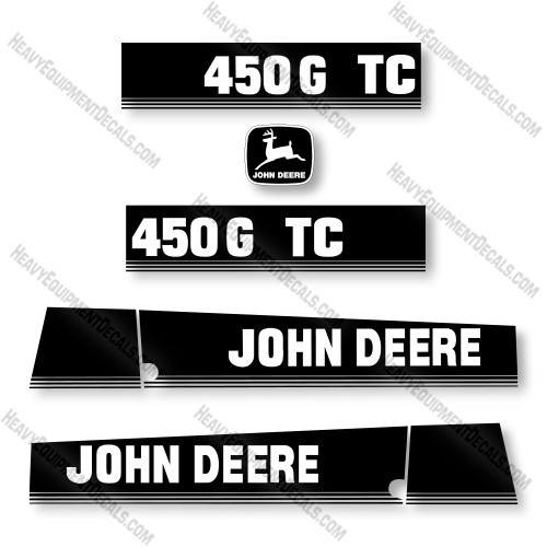 John Deere 450G TC Decal Kit Crawler Dozer- Aftermarket Kit  decal kit, deere, john deere