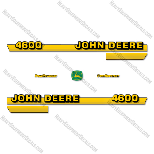 John Deere 4600 Decal Kit Tractor- Aftermarket Kit   decal kit, deere, john deere