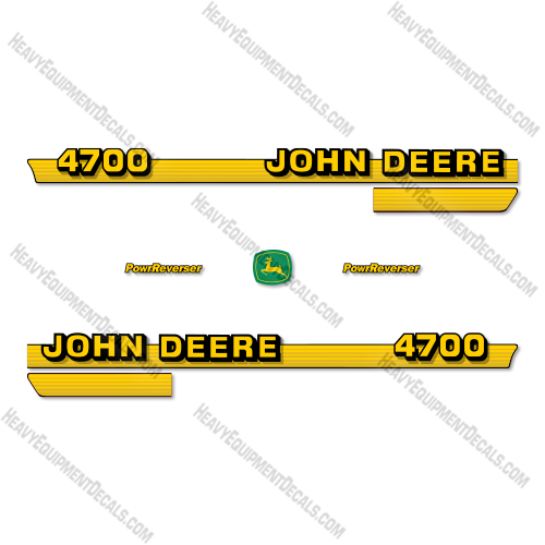 John Deere 4700 Decal Kit Tractor- Aftermarket Kit    decal kit, deere, john deere
