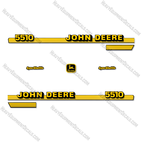 John Deere 5510 Decal Kit Tractor- Aftermarket Kit     decal kit, deere, john deere
