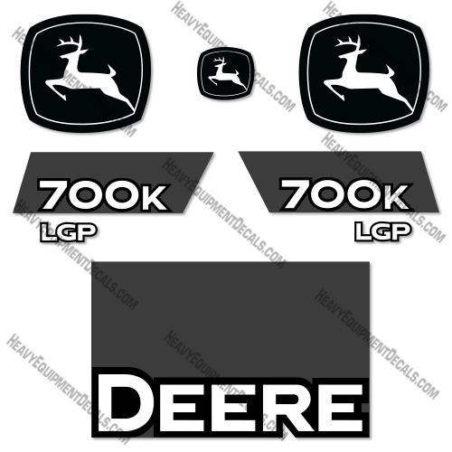 John Deere 700K Decal Kit Crawler Dozer -2019 and Up - Aftermarket Kit  decal kit, deere, john deere