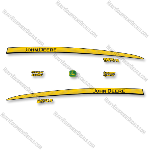 John Deere 9570R Decal Kit Tractor - Aftermarket Kit  decal kit, deere, john deere