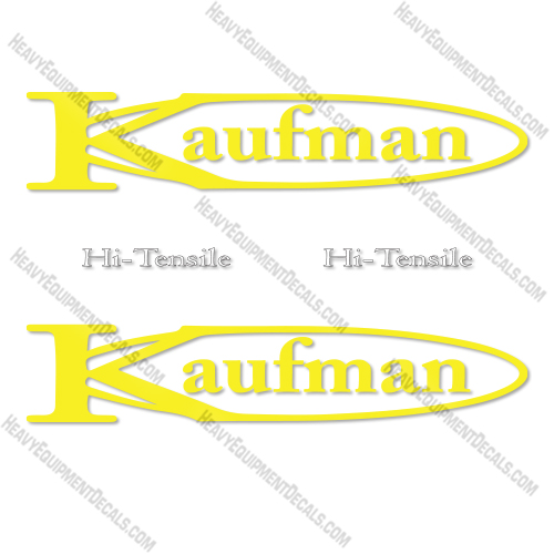 Kaufman Hi-Tensile Decal Kit Trailer - 22 Inches - Aftermarket Kit decal kit, kaufman,decals, 22 inches, hi-tensile