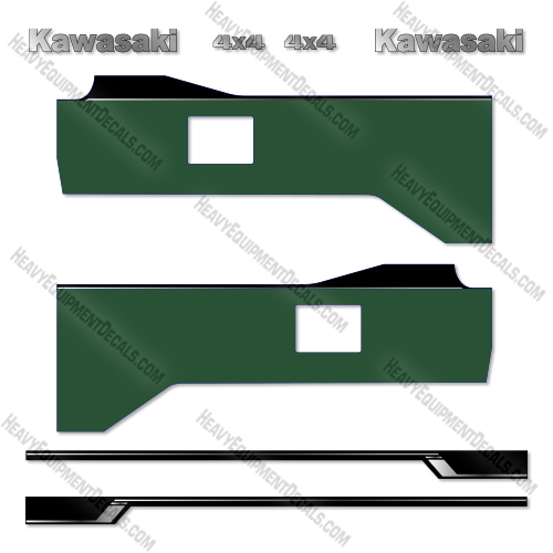 Kawasaki Mule Pro Mx EPS Decal Kit UTV - Aftermarket Kit 