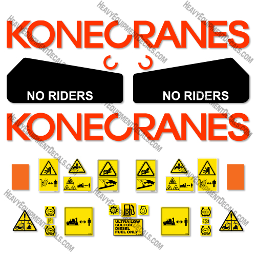 Konecranes SMV 16-900 C Decal Kit Forklift - Aftermarket Kit  