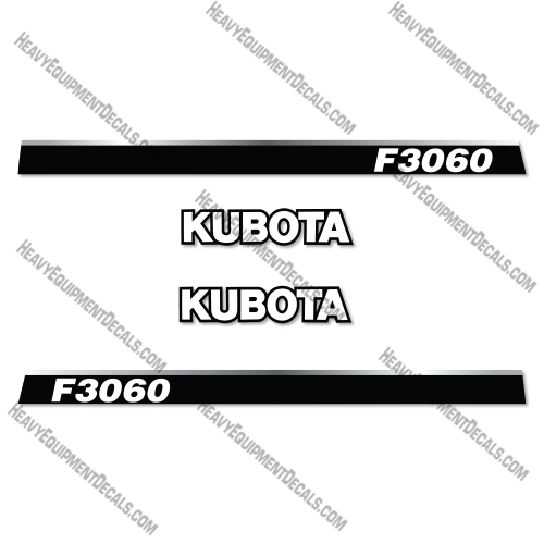 Kubota F3060 Decal Kit Tractor - Aftermarket Kit   Kubota,decals