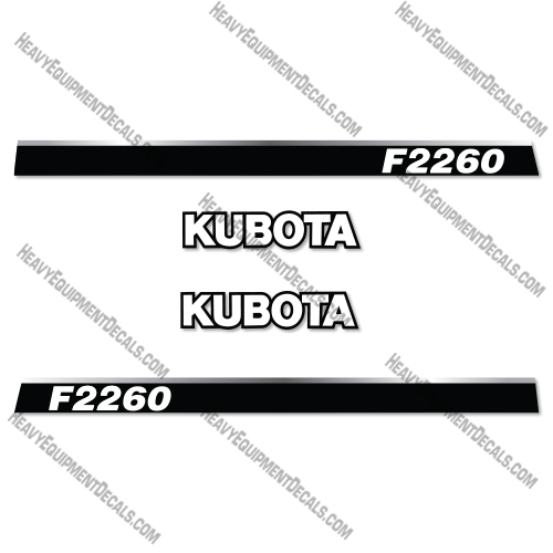 Kubota F2260 Decal Kit Tractor - Aftermarket Kit   Kubota,decals