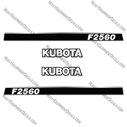 Kubota F2560 Decal Kit Tractor - Aftermarket Kit   Kubota,decals
