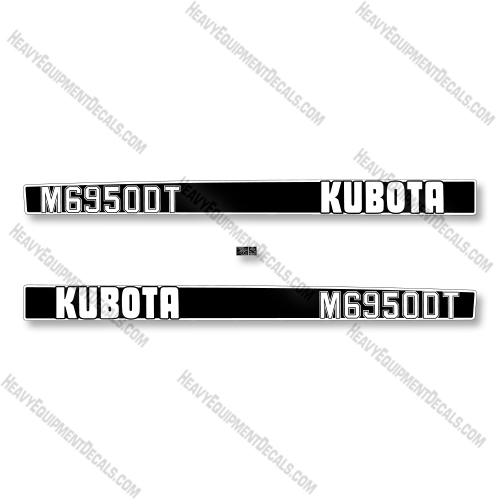Kubota M6950DT Decal Kit Tractor - Aftermarket Kit Kubota,decals