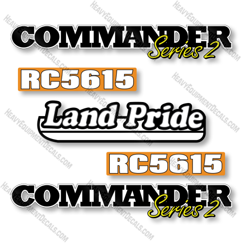  Land Pride RC5615 Decal Kit Rotary Cutter - Aftermarket Kit  5510, decal kit, rc5510