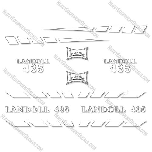 Landoll 435 Decal Kit Trailer - Aftermarket Kit decal kit
