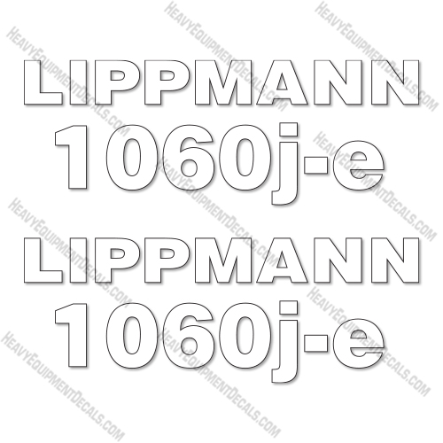 Lippmann 1060J-E Decal Kit Jaw Crusher - Aftermarket Kit decal kit , decals 