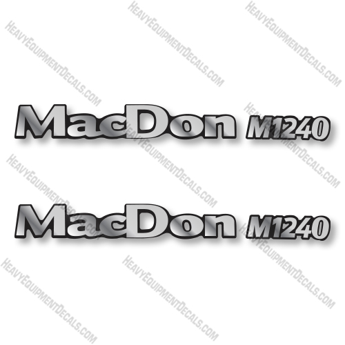 Macdon M1240 Decal Kit Mower - Aftermarket Kit  decals, decal kit, macdon