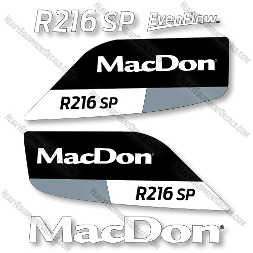 Macdon R216 SP Decal Kit Header - Aftermarket Kit   decals, decal kit, macdon