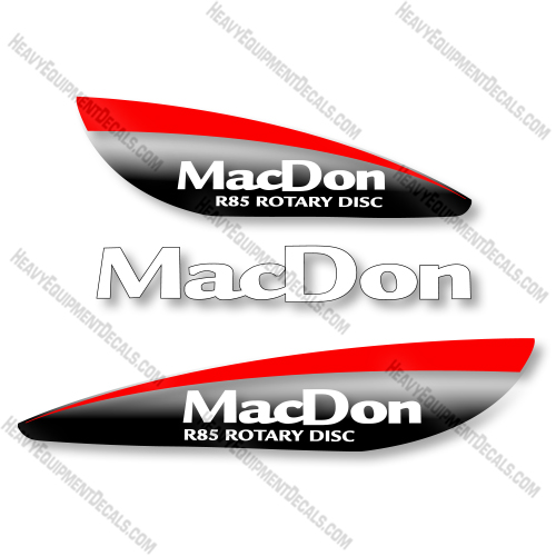 Macdon R85 Decal Kit Mower - Aftermarket Kit  decals, decal kit, macdon
