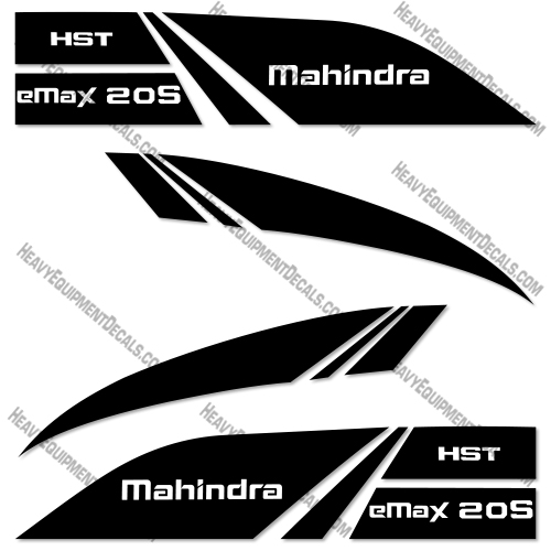 Mahindra eMax 20S Decal Kit Tractor - Aftermarket Kit 