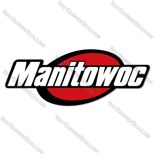 Fits Manitowoc 12 inch Logo Decal Kit 