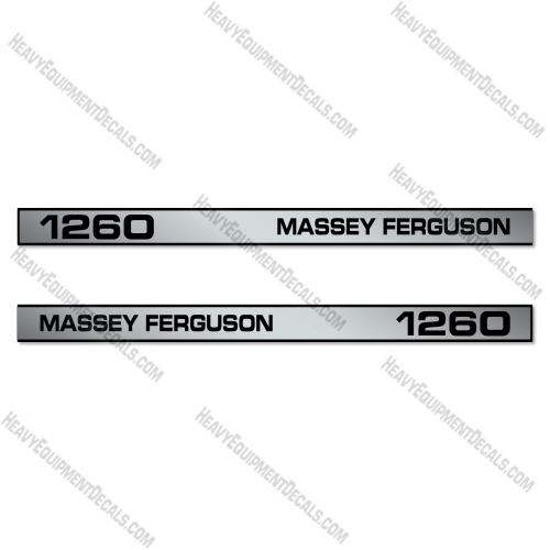 Massey Ferguson 1260  Decal Kit Tractor  - Aftermarket Kit   decal kit, ferguson, massey, massey-ferguson