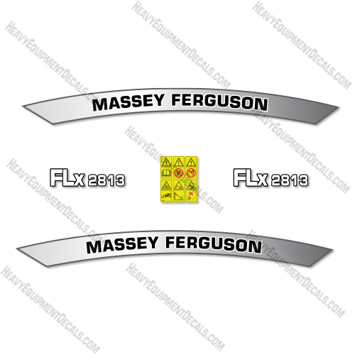 Massey Ferguson FLX2813 Decal Kit Front Loader- Aftermarket Kit decal kit, ferguson, massey, massey-ferguson