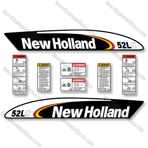 New Holland 52LC  Decal Kit front End Loader-  Aftermarket Kit  new holland, decal kit