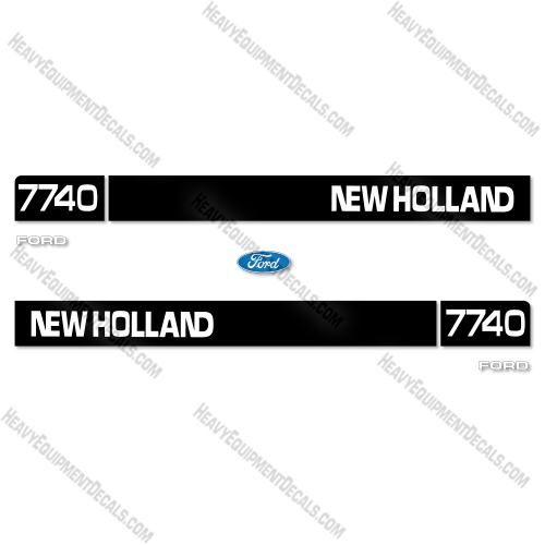 New Holland 7740 Decal Kit Tractor-  Aftermarket Kit     new holland, decal kit