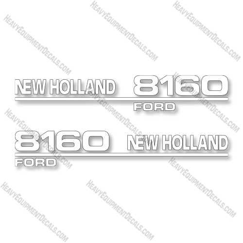 New Holland 8160 Decal Kit Tractor - Aftermarket Kit    new holland, decal kit