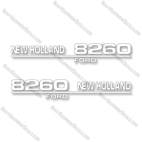 New Holland 8260 Decal Kit Tractor - Aftermarket Kit   new holland, decal kit