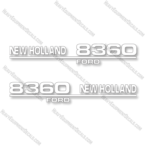 New Holland 8360 Decal Kit Tractor -  Aftermarket Kit  new holland, decal kit