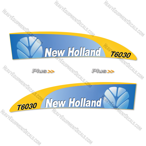 New Holland T6030 Plus Decal Kit Tractor -  Aftermarket Kit     new holland, decal kit